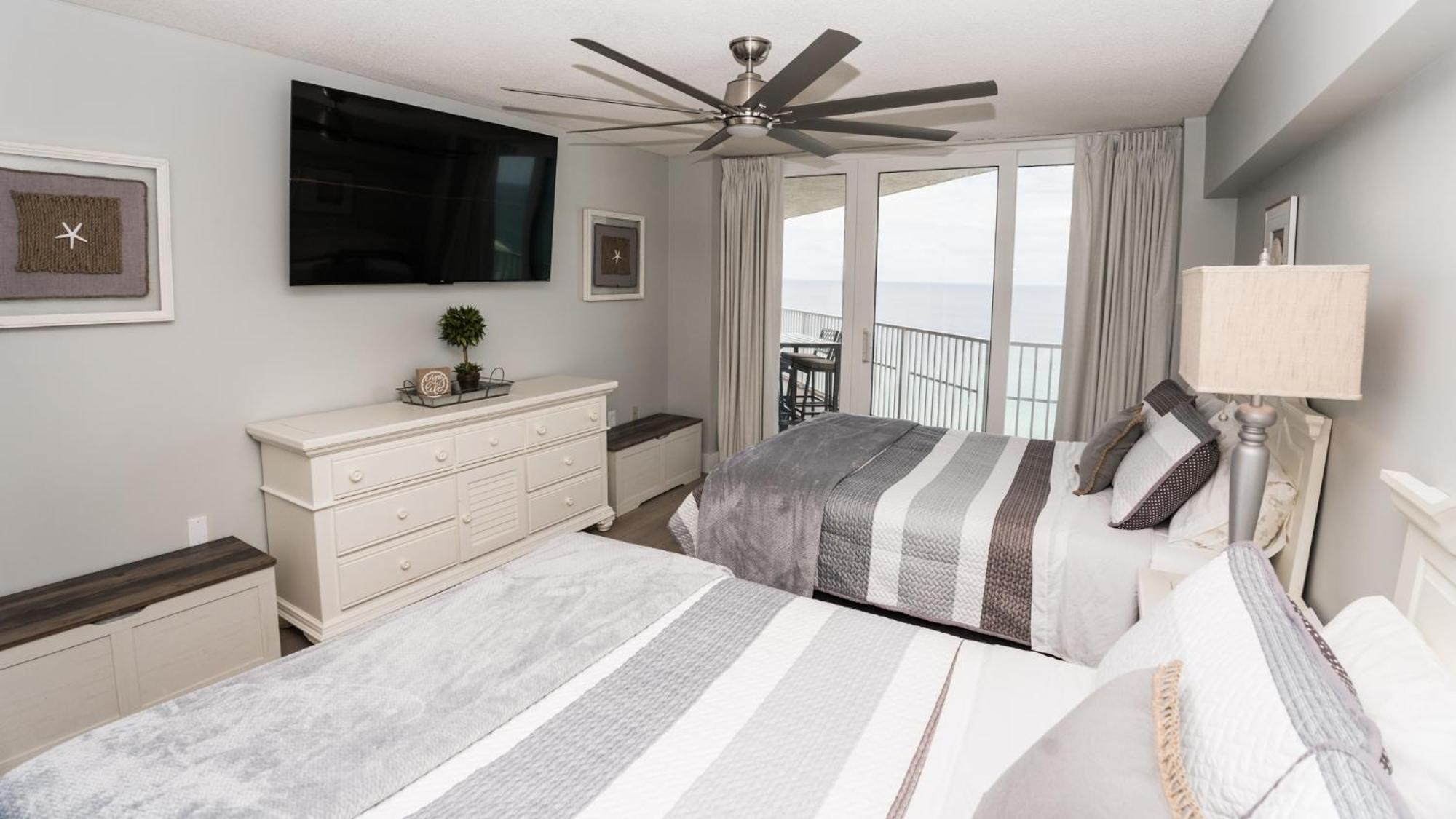New Rental - 3Br 3Ba Corner Beachfront - 2024 Remodel - 3 Pools, Tiki Hut, Gym, Tennis パナマシティービーチ エクステリア 写真