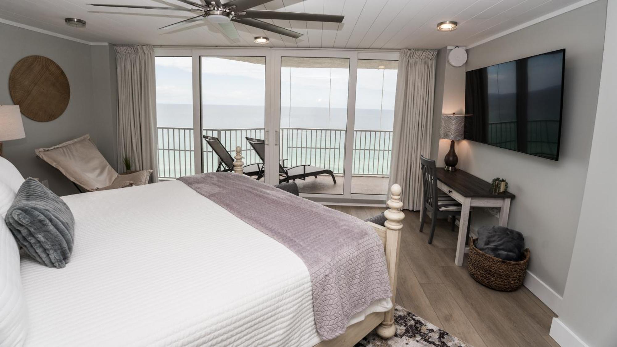 New Rental - 3Br 3Ba Corner Beachfront - 2024 Remodel - 3 Pools, Tiki Hut, Gym, Tennis パナマシティービーチ エクステリア 写真