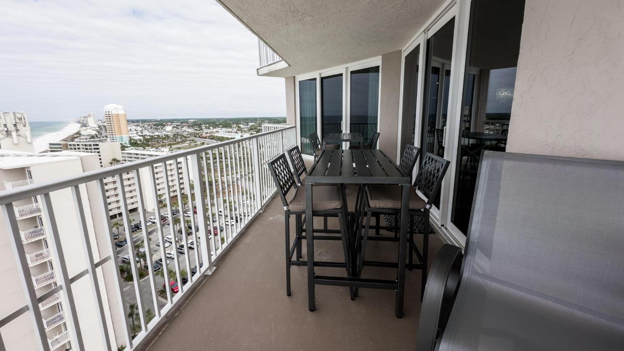 New Rental - 3Br 3Ba Corner Beachfront - 2024 Remodel - 3 Pools, Tiki Hut, Gym, Tennis パナマシティービーチ エクステリア 写真