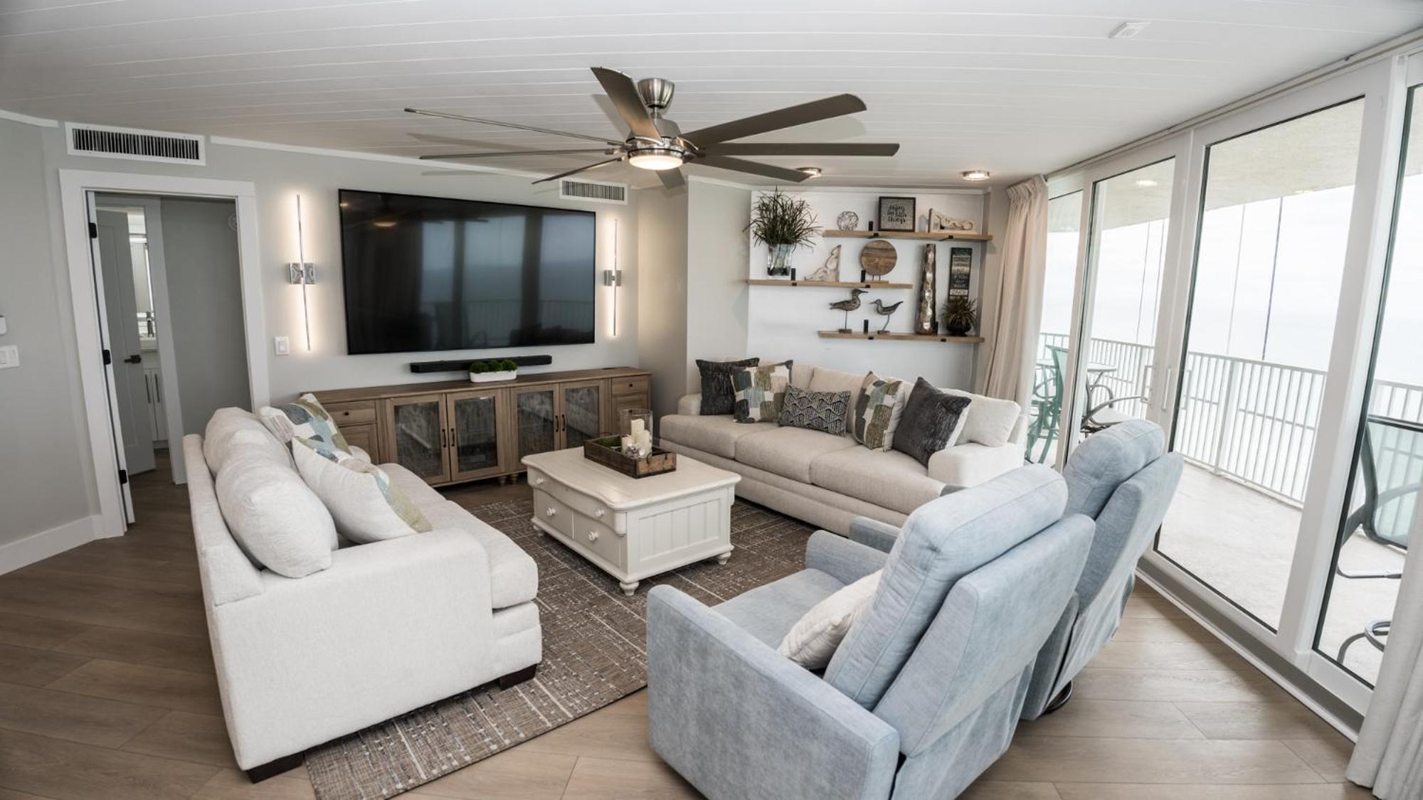 New Rental - 3Br 3Ba Corner Beachfront - 2024 Remodel - 3 Pools, Tiki Hut, Gym, Tennis パナマシティービーチ エクステリア 写真