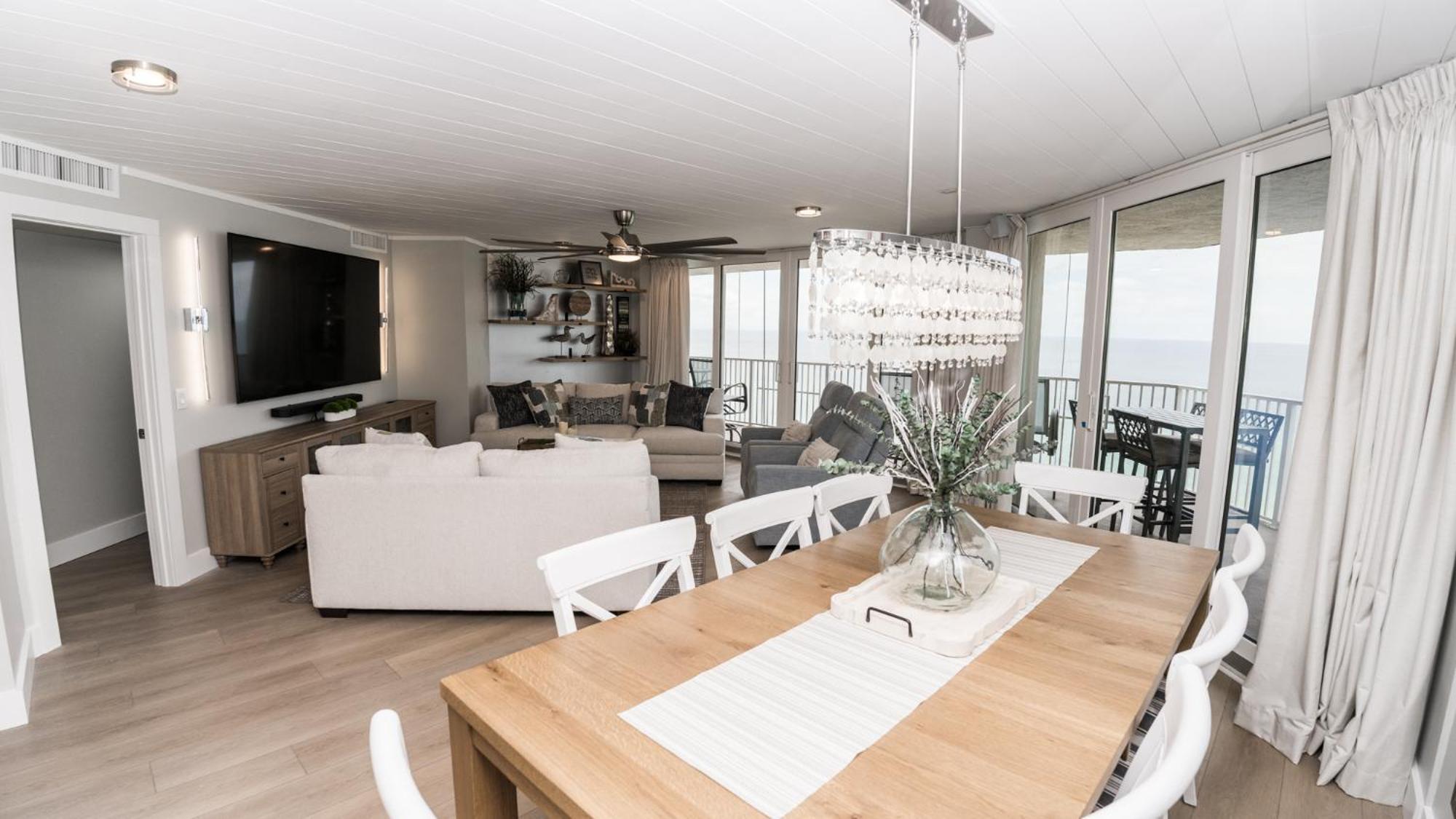 New Rental - 3Br 3Ba Corner Beachfront - 2024 Remodel - 3 Pools, Tiki Hut, Gym, Tennis パナマシティービーチ エクステリア 写真
